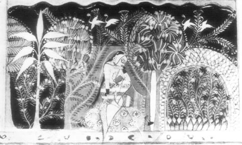 Images from the Bhagavad-Gita, The neglected Radha, Image 18 of 40  -  42 kB