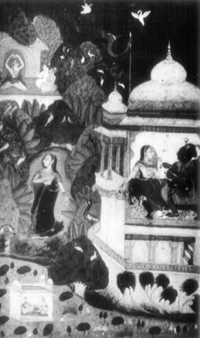 Images from the Bhagavad-Gita, The Month of Asarh (June-July)
,Image 27 of 40 - 32 kB